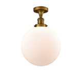 Beacon 1 Light Semi Flush Mount 15 Inch Tall X 12 Inch Wide by Innovations - 517-1CH-G20-12