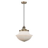 Oxford 100W 1 LED Cord Down Mini Pendant 11.25 X 11.75 Inch by Innovations - 201CSW-G54-LED