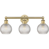 Athens 3 Light Bath Vanity 10.38 Inch Tall X 23.88 Inch Wide by Innovations - 616-3W-G122C-6
