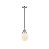 Beacon 1 Light Cord Down Mini Pendant 9.25 Tall and 6 Wide by Innovations - 201CSW-G20-6