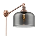 Bell 1 Light Adjustable Swing Arm Wall Sconce 13 X 12 by Innovations - 237-G7-L