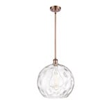 Athens Water Glass 100W 1 LED Pendant 15.13 Tall and 13 Wide by Innovations - 516-1S-G1215-14-LED