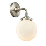 Beacon 1 Light Glass Wall Sconce 9 Inch Tall and 6 Inch Wide by Innovations - 284-1W-G20-6