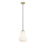 Fairfield 100W 1 LED Cord Hung Mini Pendant 10.5X7 Inch Wide by Innovations - 490-1P-G57-7-LED