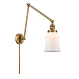 Canton 1 Light Adjustable Swing Arm Wall Sconce 30X6 Inch by Innovations - 238-G18