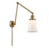 Canton 1 Light Adjustable Swing Arm Wall Sconce 30X6 Inch by Innovations - 238-G18