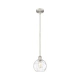 Athens Water Glass 1 Light Stem Hung Mini Pendant 9.5 X 8 by Innovations - 616-1S-G1215-8