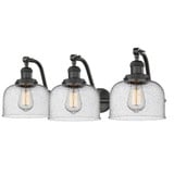 Bell 3 Light Adjustable Bath Vanity 12 Inch and 28 Inch Wide by Innovations - 515-3W-G7