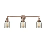 Bell 3 Light Bath Vanity 12 Inch Tall and 30 Inch Wide by Innovations - 205-G58