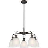 Castile 5 Light Chandelier 14.5 Inch Tall and 24 Inch Wide by Innovations - 516-5CR-G38