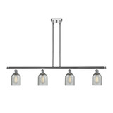 Caledonia 4 Light Stem Hung Island 9.5 Inch and 48 Inch Wide by Innovations - 516-4I-G25