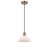 Orwell 100W 1 LED Cord Hung Mini Pendant 7 X 8.38 Inch Wide by Innovations - 516-1P-G13-LED