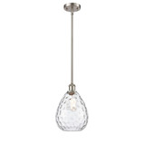 Waverly 100W 1 LED Mini Pendant 12 Inch Tall and 8 Inch Wide by Innovations - 516-1S-G372-LED