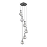 Owego 6 Light 7" Multi Pendant 85.5 Inch X 15.63 Inch Wide by Innovations - 116-451-1P-G451-7