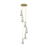 Owego 6 Light 5" Multi Pendant 85.5 Inch X 15.63 Inch Wide by Innovations - 116-451-1P-G451-5