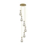 Owego 6 Light 5" Multi Pendant 85.5 Inch X 15.63 Inch Wide by Innovations - 116-451-1P-G451-5