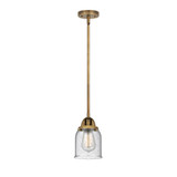 Bell 1 Light Stem Hung Mini Pendant 8.5 Inch and 5 Inch Wide by Innovations - 288-1S-G5