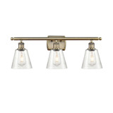 Caton 3 Light Bath Vanity 9.5 Inch Tall and 26 Inch Wide by Innovations - 516-3W-G454