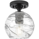Crown Point 1 Light Flush Mount 7.63 Inch and 5.88 Inch Wide by Innovations - 434-1F-G1213-6