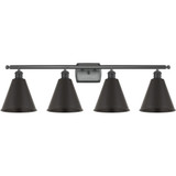 Berkshire Metal 4 Light Bath Vanity 11 Inch and 38 Inch Wide by Innovations - 516-4W-MBC-8