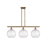 Athens Water Glass 100W 3 LED Stem Hung Island 12.25X 36.5 by Innovations - 516-3I-G1215-10-LED