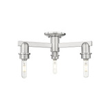 Arcadia 3 Light Semi Flush Mount 4.88 Inch and 20 Inch Wide by Innovations - 716-3F