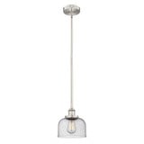 Bell 1 Light Stem Hung Mini Pendant 8.25 X 7.75 Inch Wide by Innovations - 616-1SH-G7