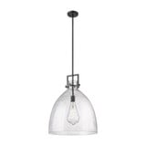 Newton Bell 1 Light Pendant 20 Inch Tall and 18 Inch Wide by Innovations - 411-1SL-G412-18