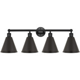 Berkshire Metal 4 Light Bath Vanity 12.25 InchX35 Inch Wide by Innovations - 616-4W-MBC-8