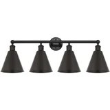Berkshire Metal 4 Light Bath Vanity 12.25 InchX35 Inch Wide by Innovations - 616-4W-MBC-8