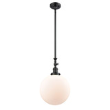 Beacon 100W 1 LED Adjustable Mini Pendant 18.38X12 Inch Wide by Innovations - 206-G20-12-LED