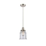 Canton 1 Light Cord Hung Mini Pendant 10.13 and 6 Inch Wide by Innovations - 916-1P-G18