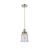 Canton 1 Light Cord Hung Mini Pendant 10.13 and 6 Inch Wide by Innovations - 916-1P-G18