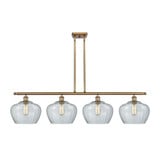 Fenton 100W 4 LED Stem Hung Island 11.25 and 49.25 Inch Wide by Innovations - 516-4I-G9-L-LED