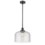 Bell 1 Light Mini Pendant 10 Inch Tall and 12 Inch Wide by Innovations - 916-1S-G7-L