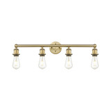 Edison 4 Light Bath Vanity 6 Inch Tall and 30.38 Inch Wide by Innovations - 616-4W