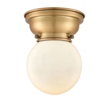 Beacon 1 Light Flush Mount 8.38 Inch Tall and 6 Inch Wide by Innovations - 623-1F-G20-6