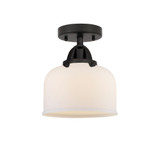 Bell 1 Light Semi Flush Mount 9.25 Inch Tall and 8 Inch Wide by Innovations - 288-1C-G7