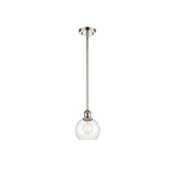 Athens 100W 1 LED Mini Pendant 7.88 Inch and 5.88 Inch Wide by Innovations - 516-1S-G12-6-LED