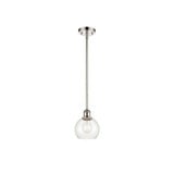 Athens 100W 1 LED Mini Pendant 7.88 Inch and 5.88 Inch Wide by Innovations - 516-1S-G12-6-LED