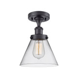 Cone 1 Light Semi Flush Mount 13 Inch Tall and 8 Inch Wide by Innovations - 916-1C-G4