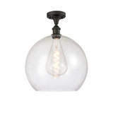 Athens 1 Light Semi Flush Mount 17.88 Inch X 13.75 Inch Wide by Innovations - 516-1C-G12-14