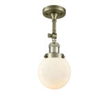 Beacon 1 Light Adjustable Semi Flush Mount 14.88X6 Inch Wide by Innovations - 201F-G20-6