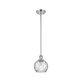 Athens Water Glass 100W 1 LED Mini Pendant 8 Tall and 6 Wide by Innovations - 516-1S-G1215-6-LED