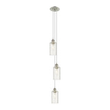 Crown Point 3 Light Multi Pendant 11.25 and 7.13 Inch Wide by Innovations - 103B-3P-G434-7