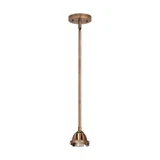 Nouveau 2 1 Light Stem Hung Mini Pendant 3.25X3.38 Inch Wide by Innovations - 288-1S