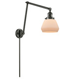 Fulton 100W 1 LED Adjustable Swing Arm Wall Sconce 30 X 8 by Innovations - 238-G17-LED