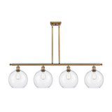 Athens 4 Light Stem Hung Island 12.5 Inch X 48.25 Inch Wide by Innovations - 516-4I-G12-10
