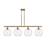 Athens 4 Light Stem Hung Island 12.5 Inch X 48.25 Inch Wide by Innovations - 516-4I-G12-10