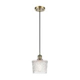 Niagara 1 Light Cord Hung Mini Pendant 8.5 and 6.5 Inch Wide by Innovations - 516-1P-G402